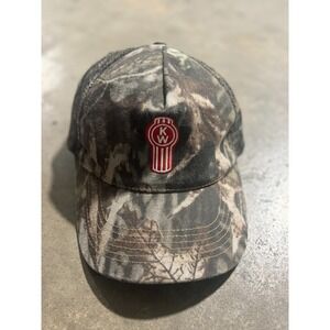 Kenworth KW Logo Camo Trucker Hat Adjustable Mesh Snapback Cap